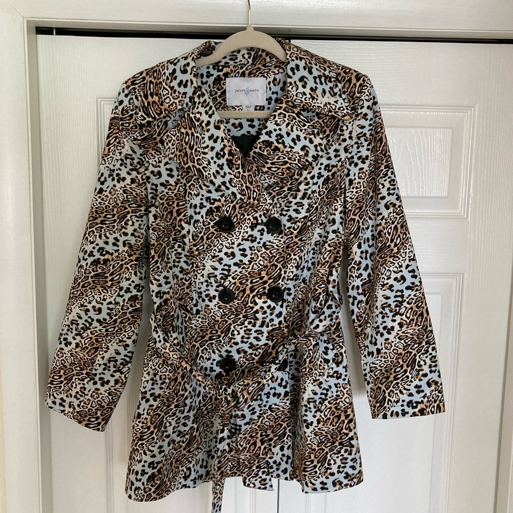 Jaclyn Smith fully lined jacket cheetah print size small - Picture 1 of 9